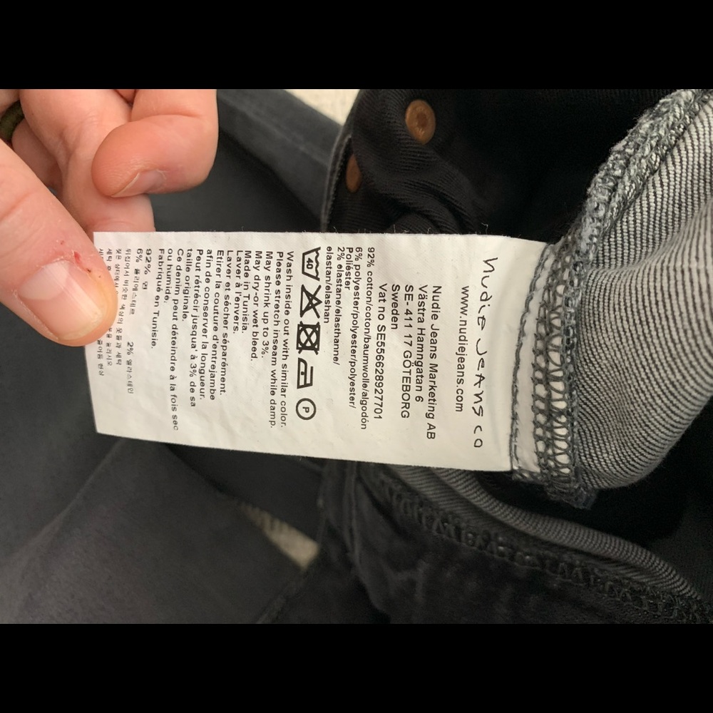 Nudie Jeans co mens jeans. - Picture 6 of 7